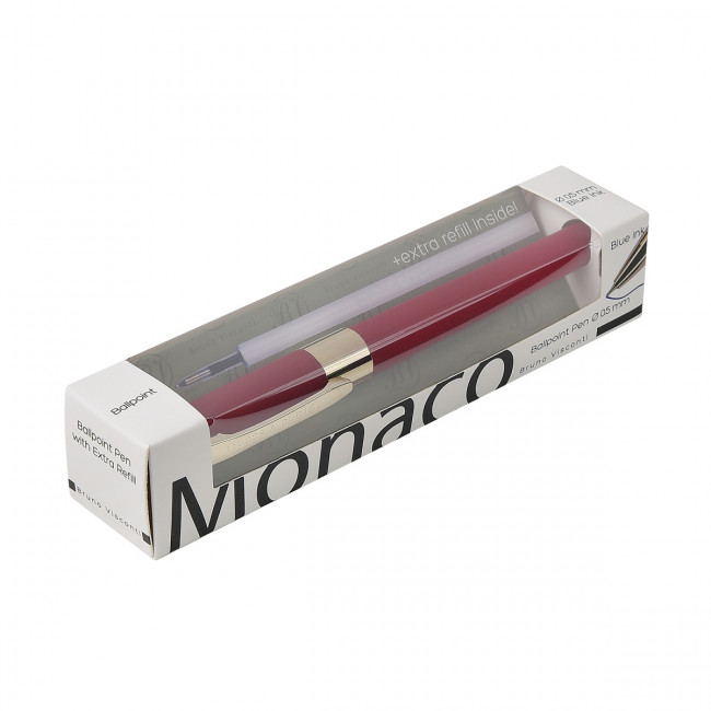 Ручка подарочная шариковая 0,5мм синяя "Monaco", с дополнительным стержнем, BV/20-0125/06-02 (6)