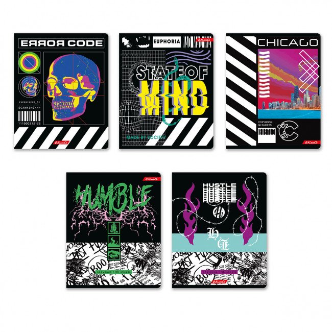 Тетрадь 96 линия "Драйв" скрепка, Светоч (5)