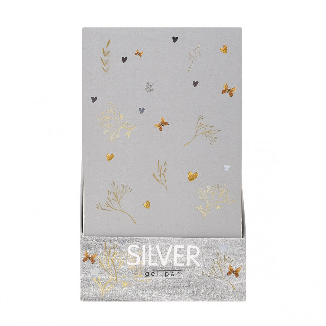 Ручка гелевая 0,8мм серебряная "UniWrite. Котики делают нас счастливыми", BV/20-0373/01 (24) Ручка гелевая 0,8мм серебряная "UniWrite. Котики делают нас счастливыми", BV/20-0373/01 (24)