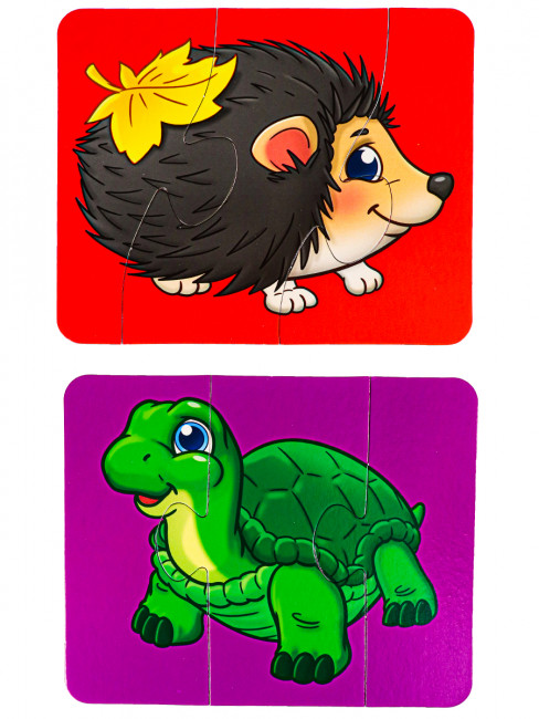 Пазлы развивающие пазлы "Домашние зверюшки", BK Рыжий Кот/ИН-7625