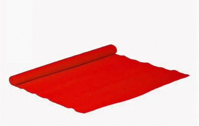 Бумага крепированная 50*250см, 32г/кв.м., красный Attomex 8040720