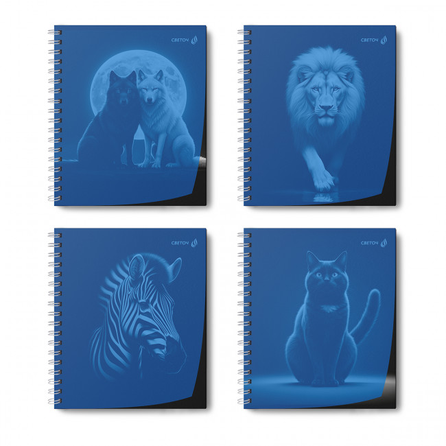 Тетрадь 48 клетка "В мире животных, синяя" на гребне, Светоч/Т208_01547 (4) Тетрадь 48 клетка "В мире животных, синяя" на гребне, Светоч/Т208_01547 (4)