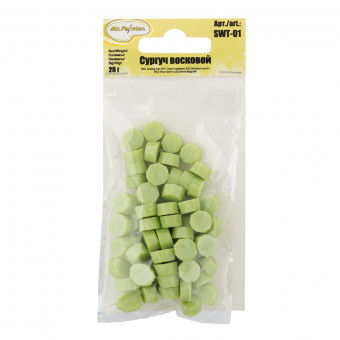 Сургуч 20г восковой, зеленый матовый, Mr.Painter/SWT-01 12