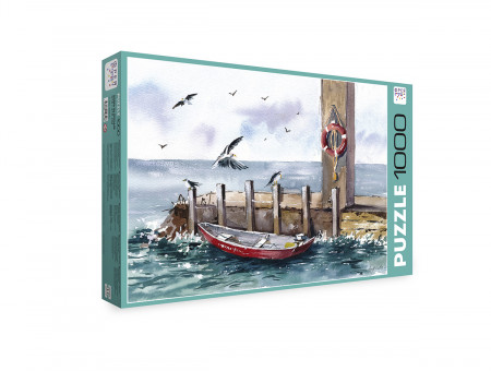 Пазл 1000 элемент "Лодка на причале" ФРЕЯ Пазл 1000 элемент "Лодка на причале" ФРЕЯ