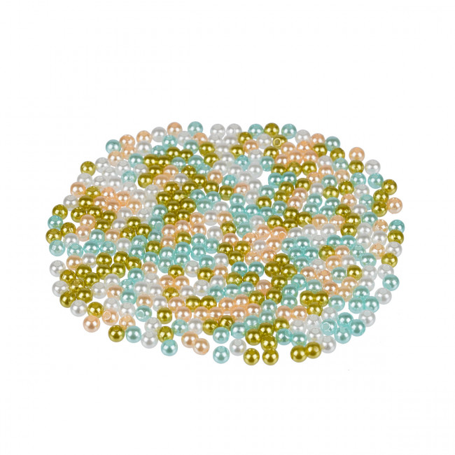 Бусина "Zlatka" MIX пластик PB 4 мм 10 г ± 0.2 г №02 ассорти Бусина "Zlatka" MIX пластик PB 4 мм 10 г ± 0.2 г №02 ассорти