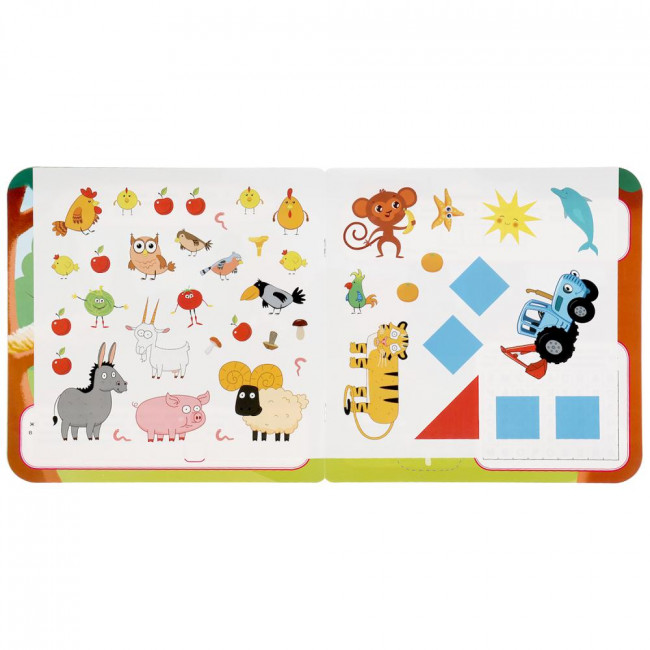 Книга с наклейками «Синий трактор. Большое путешествие» из серии «IQ-наклейки». Формат: 240 х 240мм 8стр, Умка Книга с наклейками «Синий трактор. Большое путешествие» из серии «IQ-наклейки». Формат: 240 х 240мм 8стр, Умка