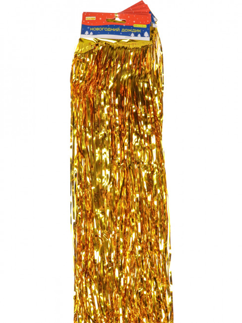 Дождик золотой "Волшебство", длина 1,5 м, диаметр 10 см MILAND/НУ-5497 Дождик золотой "Волшебство", длина 1,5 м, диаметр 10 см MILAND/НУ-5497