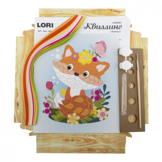 Квиллинг. Панно "Лисёнок" LORI/Квл-029 (7) Квиллинг. Панно "Лисёнок" LORI/Квл-029 (7)