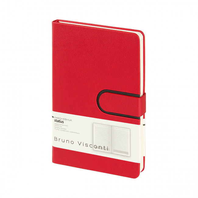 Ежедневник А5 128л недатированный "Status", красный, BV/3-786/06 (20) Ежедневник А5 128л недатированный "Status", красный, BV/3-786/06 (20)