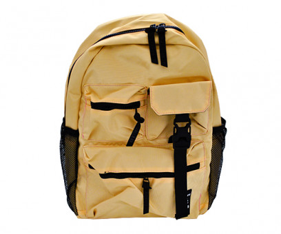 Рюкзак  DA38-2 Бежевый, 44*28*14см, текстиль, 5 наружных карманов, 3 внутренних, в пакете (1/50)