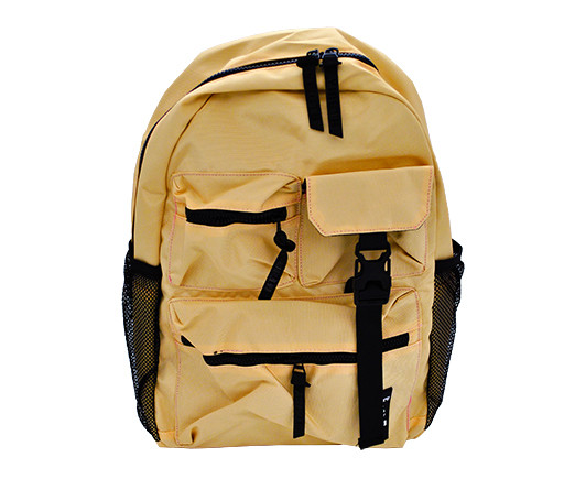 Рюкзак  DA38-2 Бежевый, 44*28*14см, текстиль, 5 наружных карманов, 3 внутренних, в пакете (1/50)