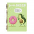 Тетрадь А5 60л линовка в точку на гребне "Avocado healthy", BV/7-60-203/05 (20)