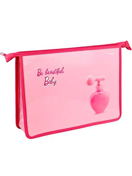 Папка А4 для тетрадей на молнии "Be beautiful", Profit/ПТ-1655