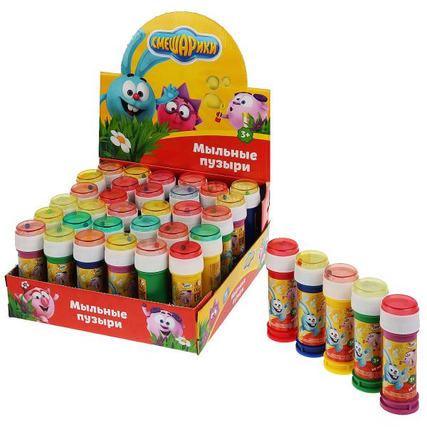 Мыльные пузыри «Смешарики» 50мл, Умка Мыльные пузыри «Смешарики» 50мл, Умка