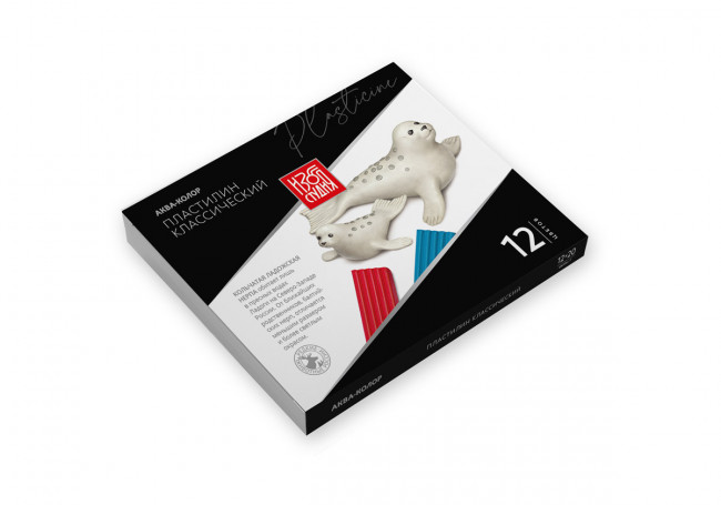 Пластилин классический 240 г 12 цв, Изостудия Gamma/IZO-MC12 Пластилин классический 240 г 12 цв, Изостудия Gamma/IZO-MC12