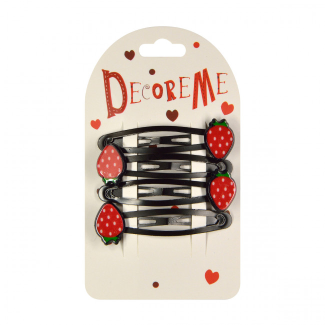 Набор заколок 4,5см для волос, 4 шт, BV/2-719/26 (10)