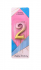 Свеча "Цифра 2" градиент, Магистр/MAG-гр221316-2 (50)