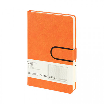 Ежедневник А5 128л недатированный "Status", оранжевый, BV/3-786/05 (20)