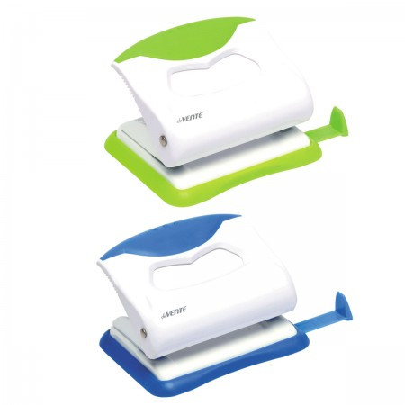 Дырокол на 20л метал пласт deVENTE Color с лин 4020805 ассорти