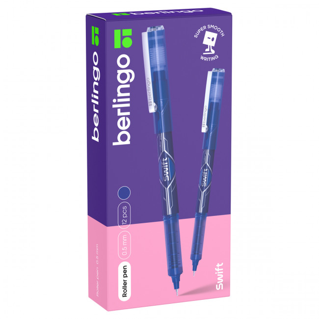 Ручка-роллер 0,5мм синяя "Swift", Berlingo/CRm_05002 (12)