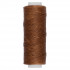 Нитки 0.8мм 25м для кожи вощёные плоские, № 003 коричневый, Промысел/LC-001