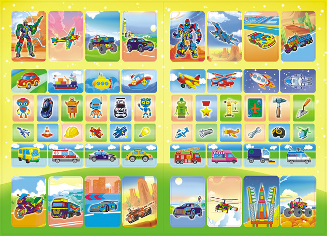 Раскраска с наклейками (А5) РНМ-585