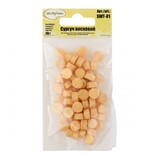 Сургуч 20г восковой, под золото. Mr.Painter/SWT-01 06