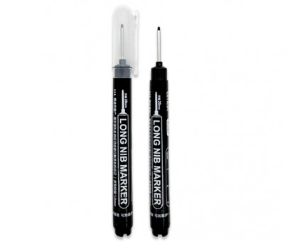 Маркер разметочный WG-5 "Черный" 1,0мм, с длинным пером 20мм №A267 (5/100/3000)