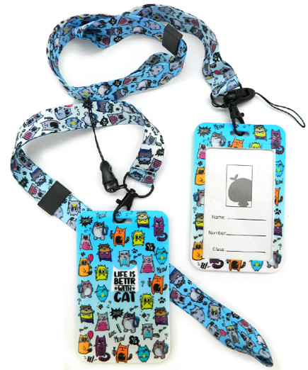 Обложка для проездного билета CY-68 голубая "Умные котики" 1 карман, А7, пластик, с лентой (2/20/1000) Обложка для проездного билета CY-68 голубая "Умные котики" 1 карман, А7, пластик, с лентой (2/20/1000)