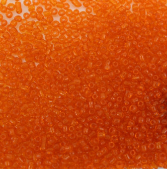 Бисер "ASMAR" размер №12, вес: 50 г, оранжевый матовый