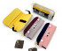 Пенал 2  отд. CM-35 "Раскладной" 20х9х3см, прямоугольный, текстиль, цвета ассорти, в упаковке ПВХ WPC024 (1/12/96)