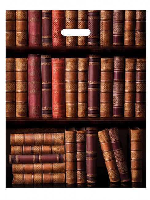 Пакет полиэтиленовый "Стопка книг" (36,5смх48см)  ПП-9967