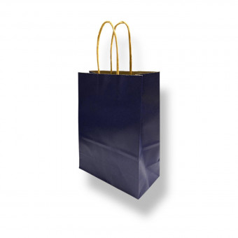 Пакет 16*22*8см крафт, синий, MAYLOTT/3244 (12)