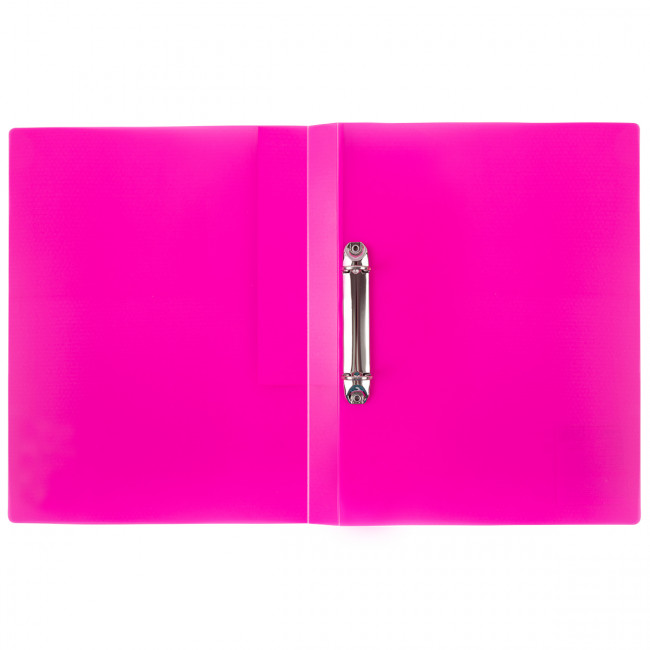 Папка А4 700мкр 25мм. на 2 О-кольцах d -20мм, neon розовый, Prisma Expert Complete/EC211300013 (4)