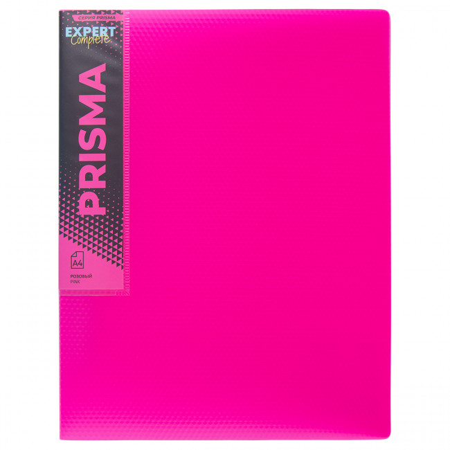 Папка А4 700мкр 25мм. на 2 О-кольцах d -20мм, neon розовый, Prisma Expert Complete/EC211300013 (4)