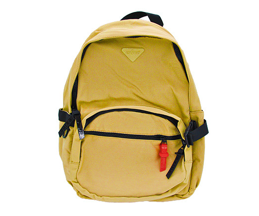 Рюкзак  DA40-3/Горчичный, 40*26*12см, текстиль, 4 наружных кармана, 3 внутренних, в пакете (1/50)