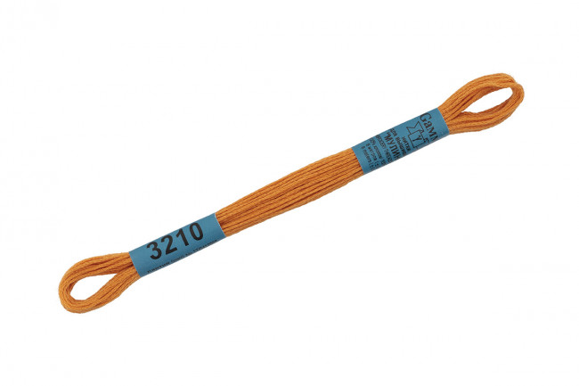 Нитки для вышивания "Gamma"    мулине  ( 3173-6115 )  100% хлопок     8 м №3210 т.бежевый