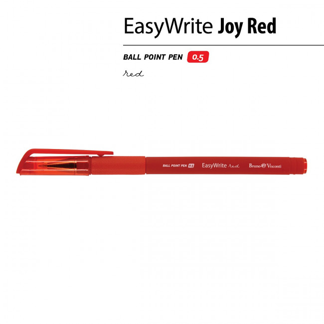Ручка шариковая 0,5мм красная "EasyWrite. Red", BV/20-0132 (24) Ручка шариковая 0,5мм красная "EasyWrite. Red", BV/20-0132 (24)