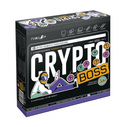 Игра настольная "Cryptoboss/Криптобосс", Геодом