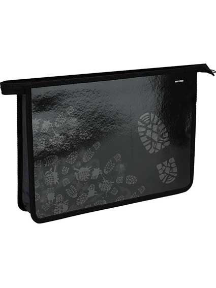 Папка А4 для тетрадей на молнии "След", Profit/ПТ-1660