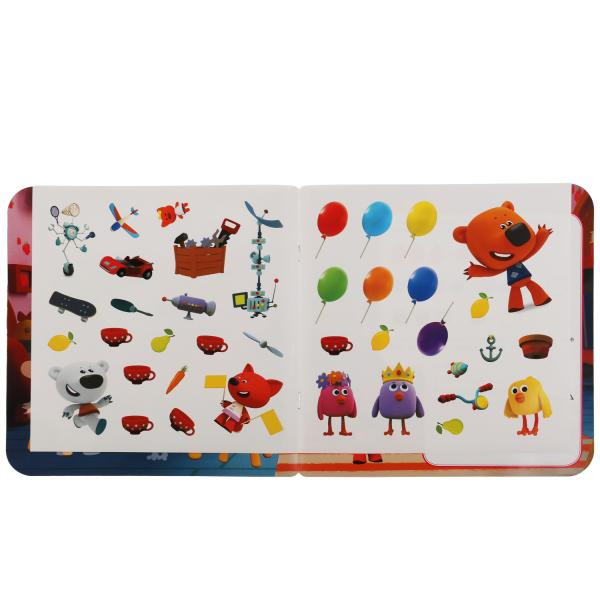 Книга с наклейками «Ми-ми-мишки. Мои друзья» из серии «IQ-наклейки». Формат: 240 х 240мм 8стр, Умка