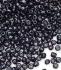 Бисер "ASMAR" размер №12, вес: 50 г, чёрный перламутровый