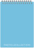 Блокнот А5 60л клетка"Pastel Collection Blue", с пластиковой обложкой, на гребне, Полином/3411 (30)