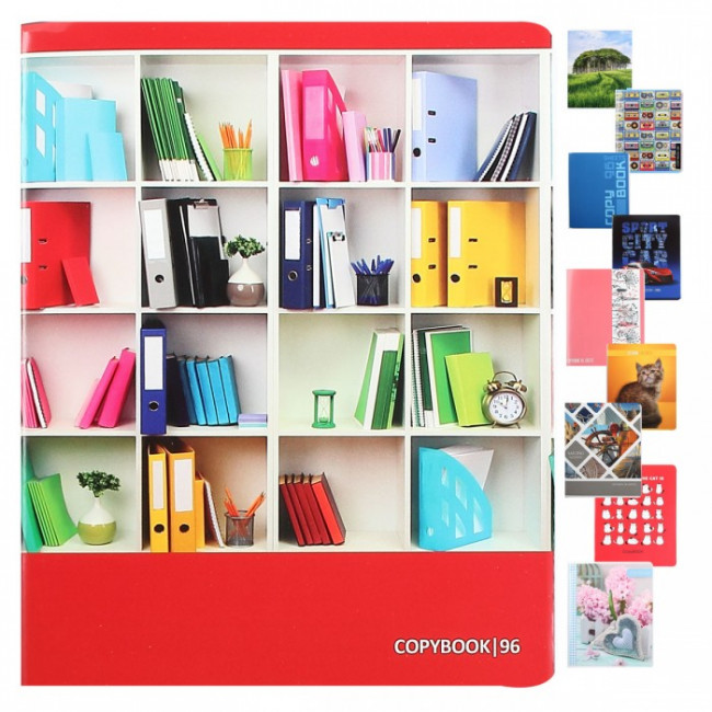 Тетрадь 96л. А5 линия "Super Mix-17" (БиДжи) (5/50)