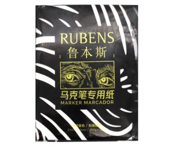 Бумага для маркеров 20л. Paul Rubens 0130001001 "Зебра" 350гр/м 210х297мм хлопок (1/40)