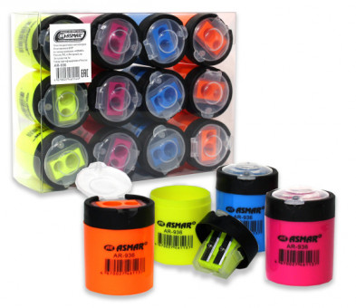 Точилка двойная с контейнером, Asmar/AR-936 (12)