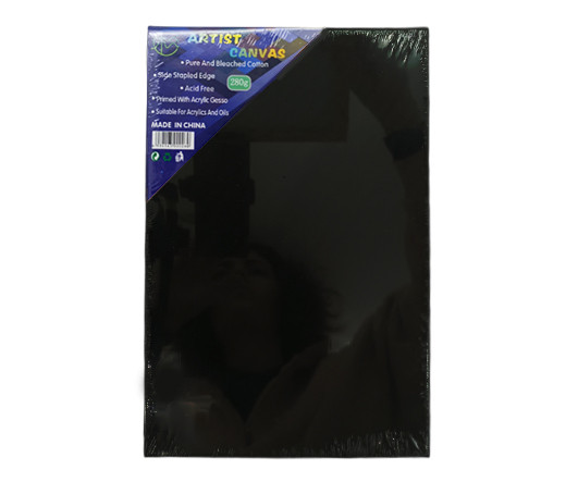 Холст 30*40 см DB-225 "Черный" хлопок, 280гр/м2, на подрамнике (1/80) Холст 30*40 см DB-225 "Черный" хлопок, 280гр/м2, на подрамнике (1/80)