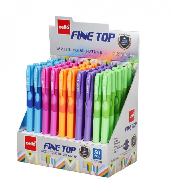 Ручка шариковая синяя 0,7мм "для ПРАВШЕЙ" трехгранный ассорти корпус (50) Ручка шариковая синяя 0,7мм "для ПРАВШЕЙ" трехгранный ассорти корпус (50)