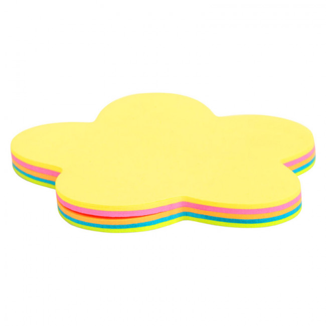 Блок бумаги с клейким слоем, цветок, 70х70мм, 50л Axent (24)