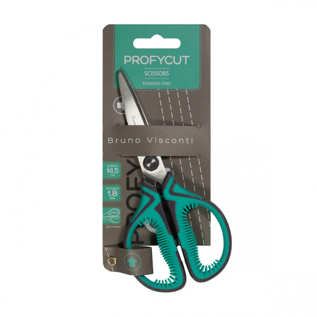 Ножницы 14,5см классические"ProfyCut", эргономические ручки, BV/60-0055 (12)